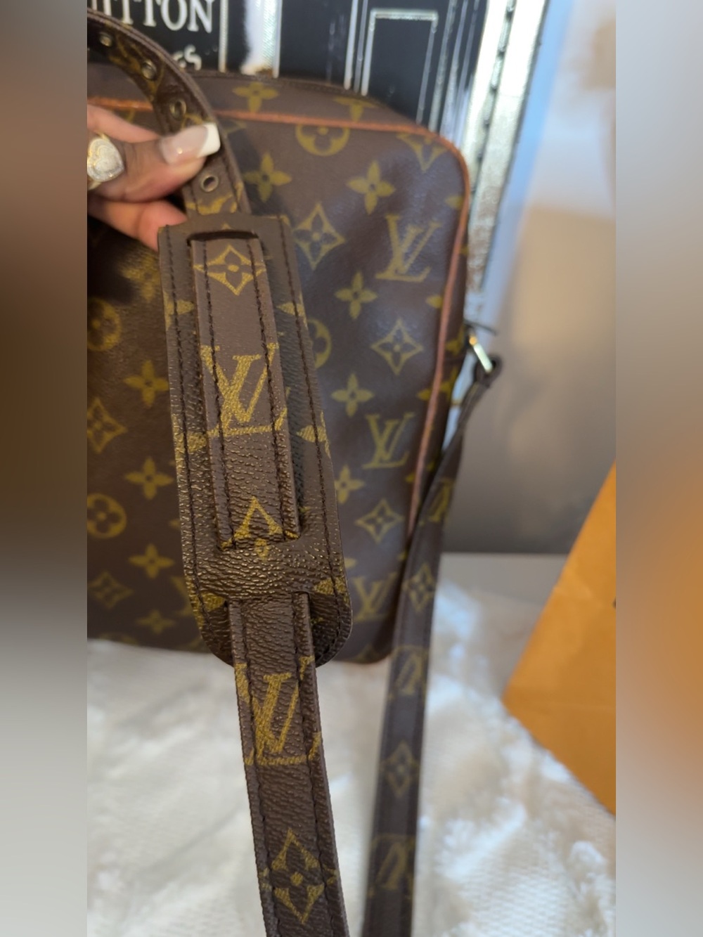 Vintage Louis Vuitton Marceau Messenger bag in monogram canvas - Picture 3 of 11